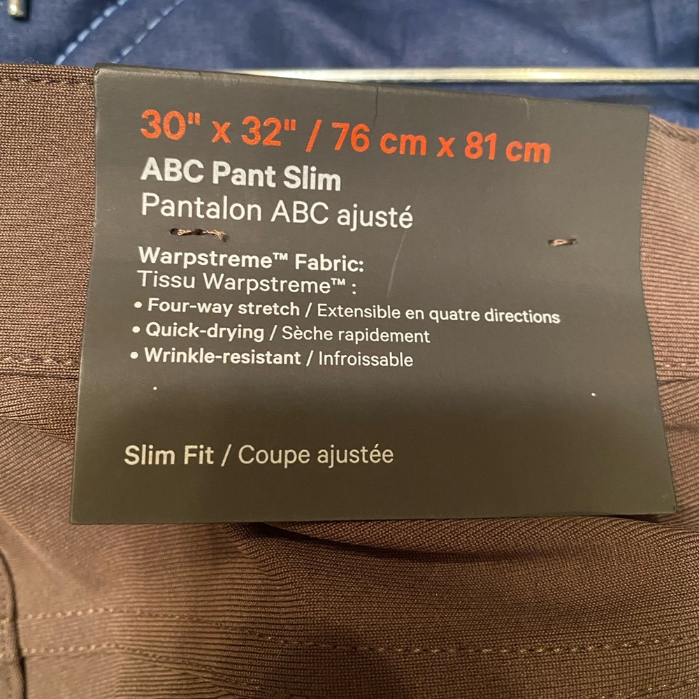 lululemon athletica Brown Chinos & Khakis Slim Fit Pants